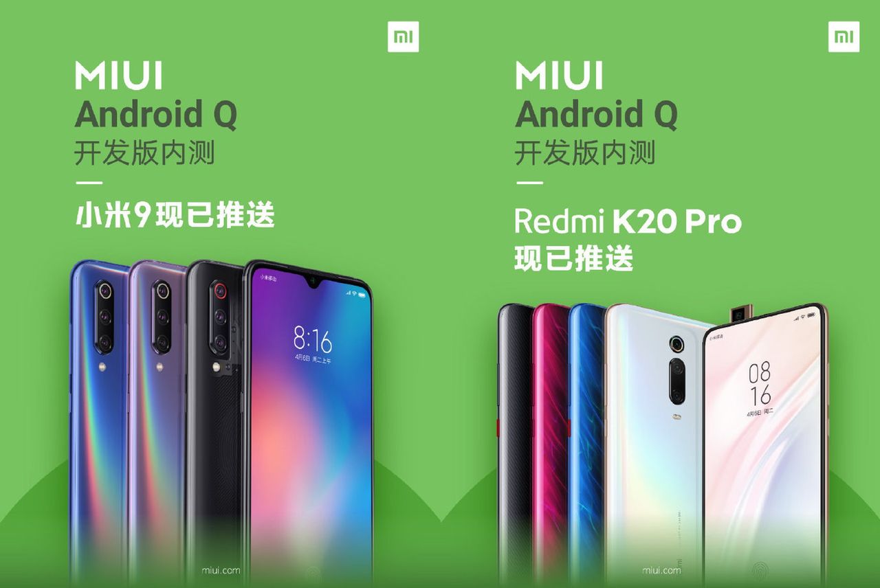 Xiaomi wydaje otwartą wersję beta MIUI na Androidzie Q dla Mi 9 i Redmi K20 Pro