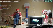 Powtarza słowo Mario na streamie. Imię popularnego bohatera padnie milion razy