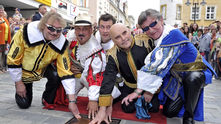 Trubadurzy w 2013 r. Od lewej: Piotr Kuźniak, Sławomir Kowalewski, Jacek Malanowski, Marian Lichtman i Ryszard Poznakowski