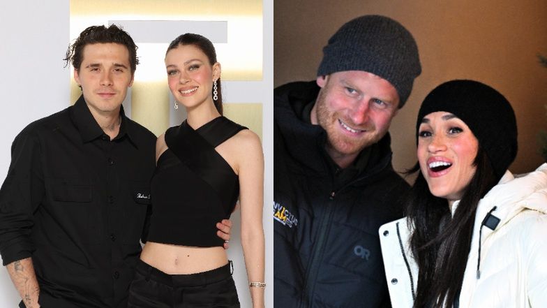 Brooklyn Beckham z ukochaną spotkali się z Sussexami