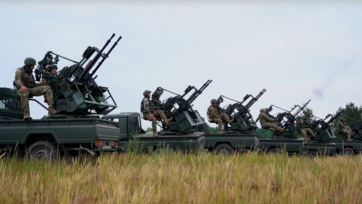 Ćwiczenia ukraińskiej armii na MR-2 Viktor