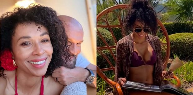 Tymczasem u Brzoski i Mensah na wakacjach: Omenaa w bikini przegląda album Dolce&Gabbana (ZDJĘCIA)