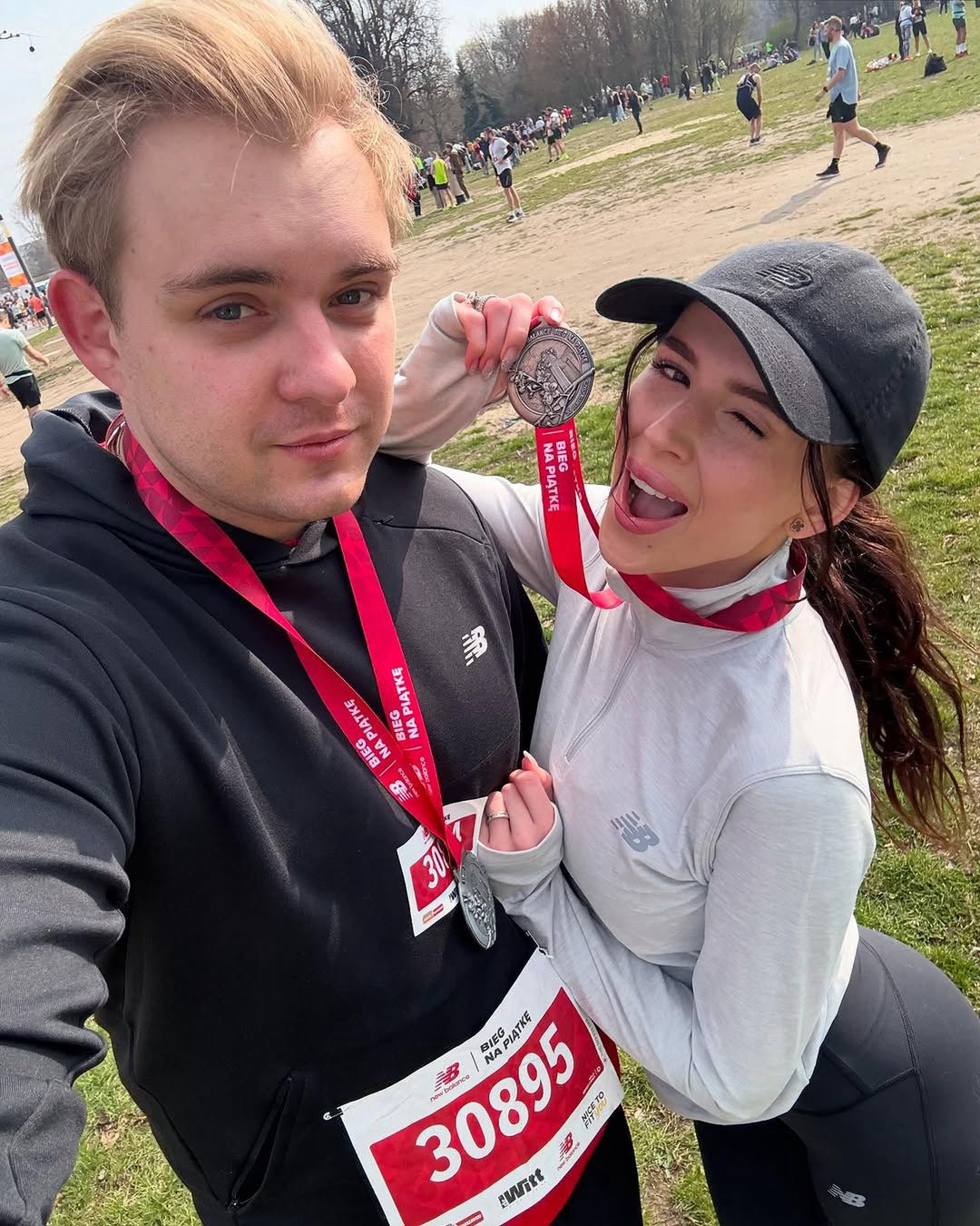 Roksana Węgiel i Kevin Mglej wystartowali w imprezie biegowej