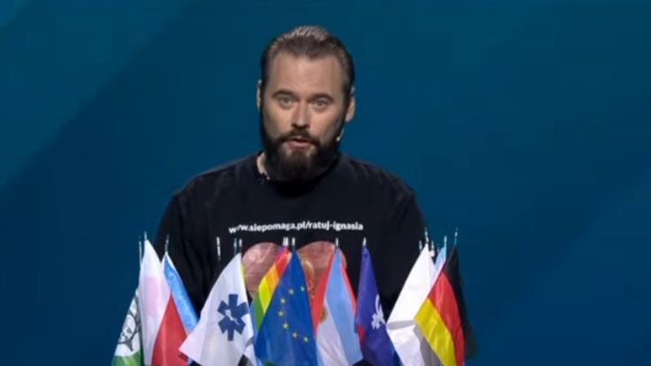 Krzysztof Stanowski podczas debaty