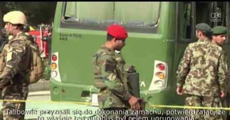 Zabici i ranni żołnierze w zamachu bombowym w stolicy