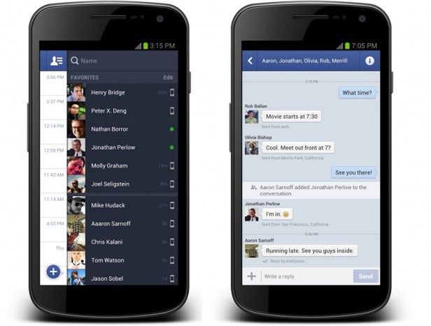 Nowy Facebook Messenger dla Androida i zaktualizowany Facebook dla iOS-a