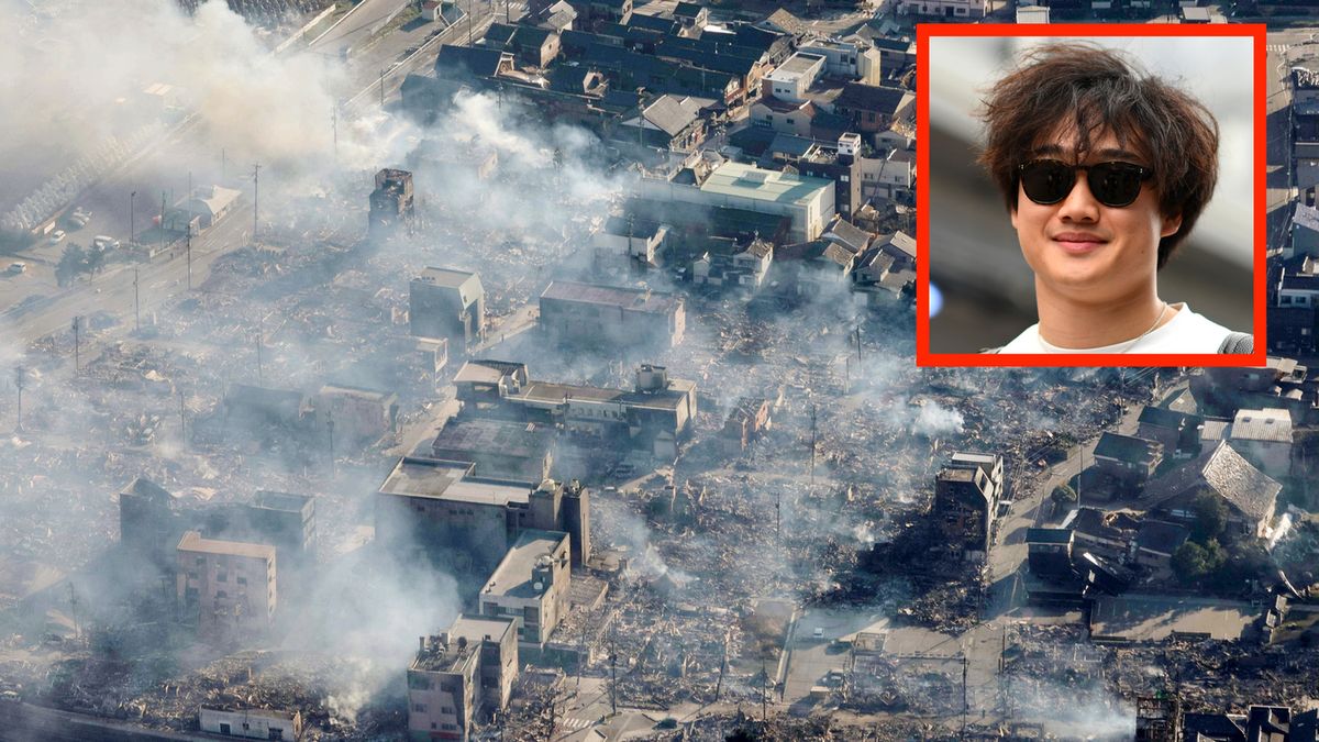 PAP/EPA / PAP/EPA/JIJI PRESS / Na zdjęciu: trzęsienie ziemi w Japonii, w kwadracie Yuki Tsunoda