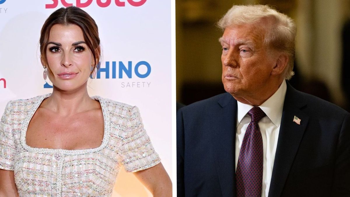 Getty Images /  Anthony Devlin/Nathan Posner/Anadolu via Getty Images) / Na zdjęciu od lewej Coleen Rooney i Donald Trump