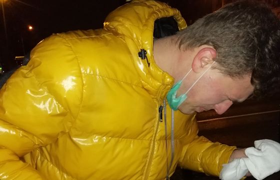 Dziennikarz Halo.Radia zaatakowany przez policję gazem na manifestacji Strajku Kobiet