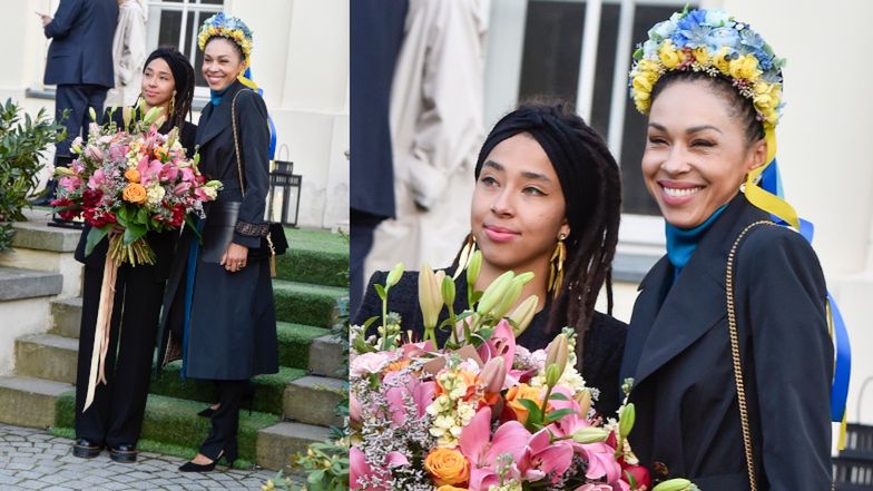 Elity przybywają na charytatywną kolację w Łazienkach Królewskich