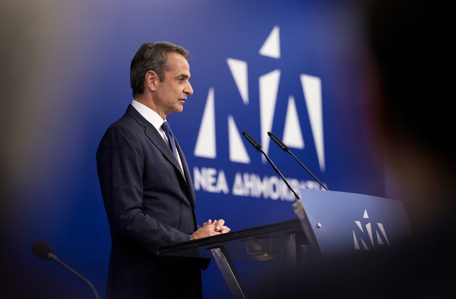 Premier Grecji Kyriakos Mitsotakis