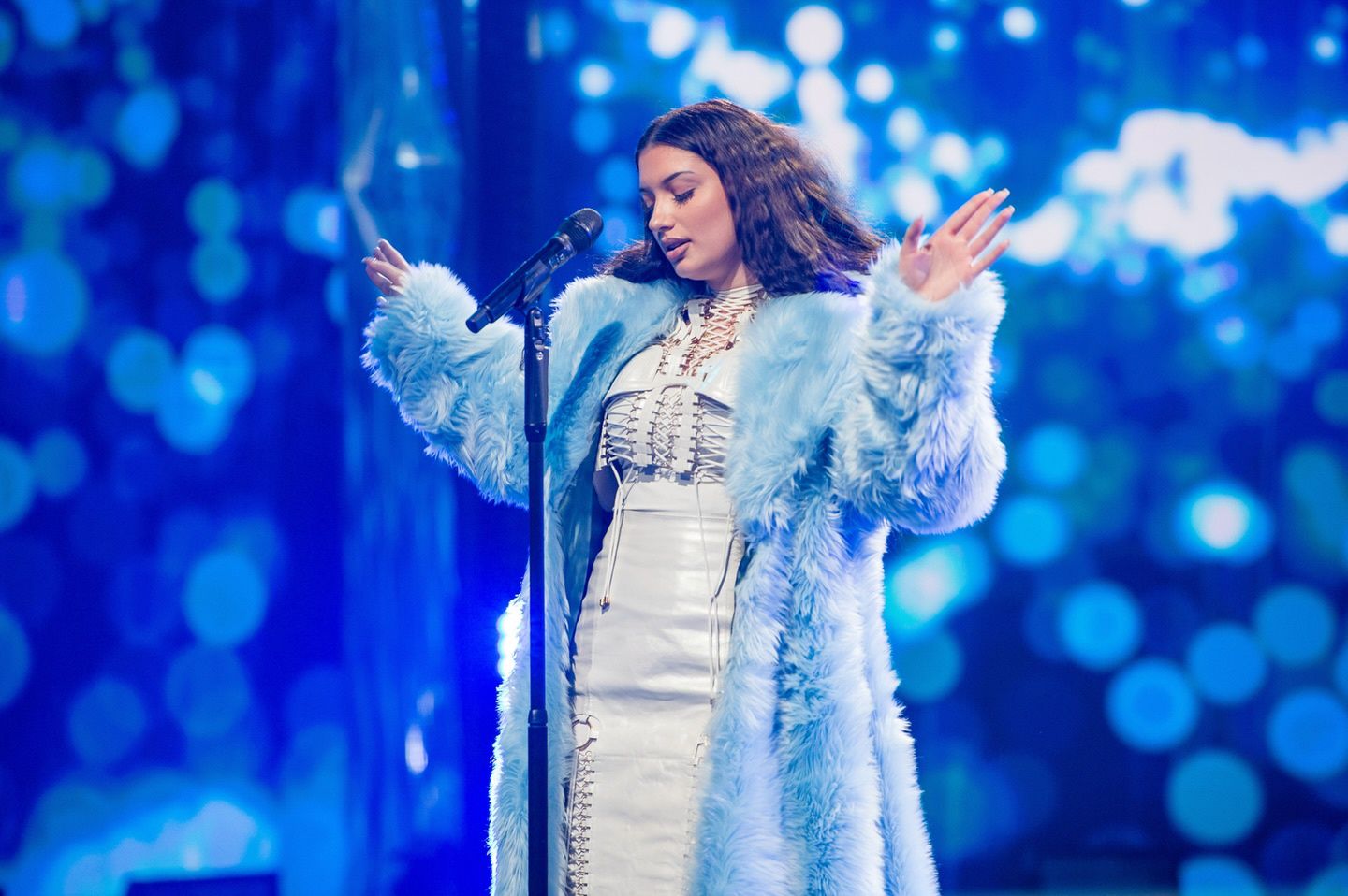 Viki Gabor podczas krajowych eliminacji do Eurowzizji