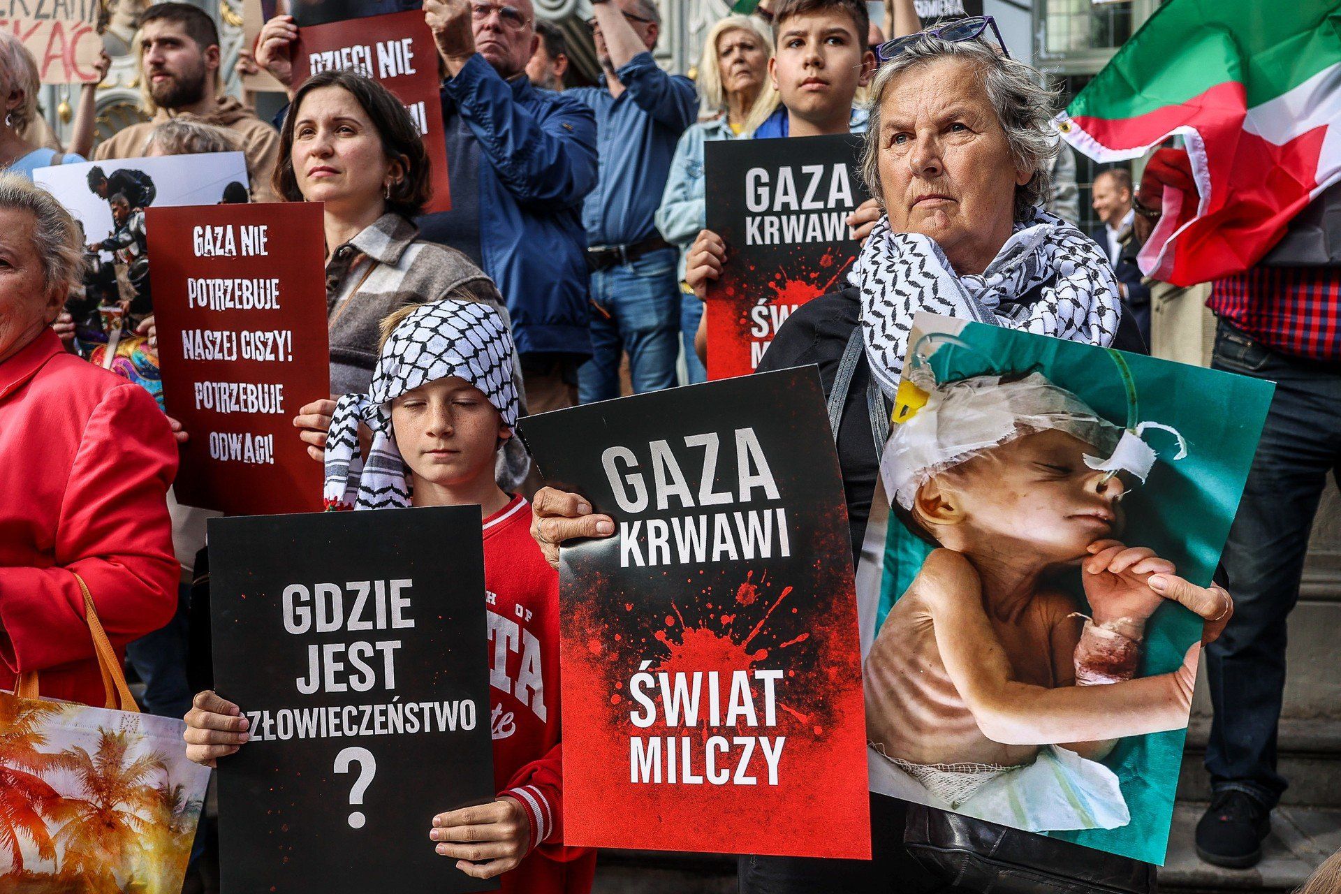 Milczący protest w Gdańsku