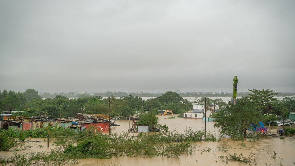 Hoi An and surrounding areas submerged as central Vietnam faces
HOI AN, VIETNAM - OCTOBER 30: A view shows rivers surrounding Da Nang with dangerously swollen waters flooding nearby areas as seen in Da Nang, Vietnam, October 30, 2025. Another wave of torrential rains severely impacts Vietnam, this time hitting its central region, bringing widespread destruction in the worst flooding seen since the 1960s. (Photo by Magdalena Chodownik/Anadolu via Getty Images)
Anadolu
heritage town, rainstorm, news, flooding, residents, heavy rain, wet season, houses, deluge, emergency, infrastructure, submerged, rainfall, disaster, hoi an ancient town, wet weather, flood damage, documentary, photojournalism