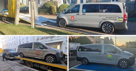 Nowe Mercedesy pojawiły się w kilku gminach