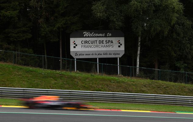 Opady deszczu na Spa-Francorchamps są normą