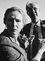 Frances Conroy i James Cromwell na planie serialu