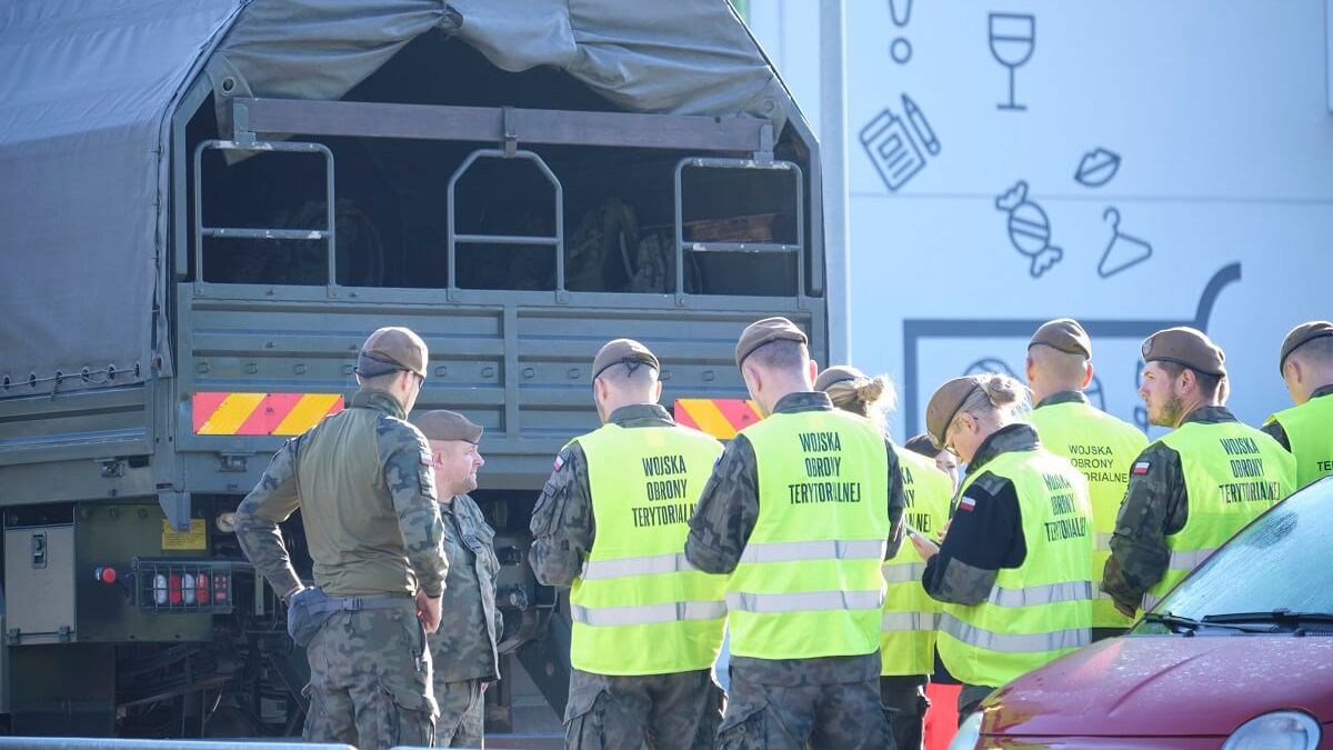 Żołnierze WOT zaangażowani w ewakuację mieszkańców Lublina