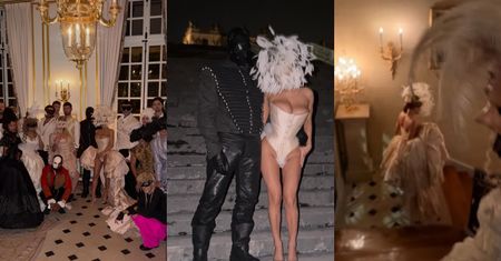 Kanye West wyprawił 49. urodziny we Francji za ponad 400 TYSIĘCY DOLARÓW: tłum gości i Bianca Censori z dekoltem i zakrytą twarzą (ZDJĘCIA)