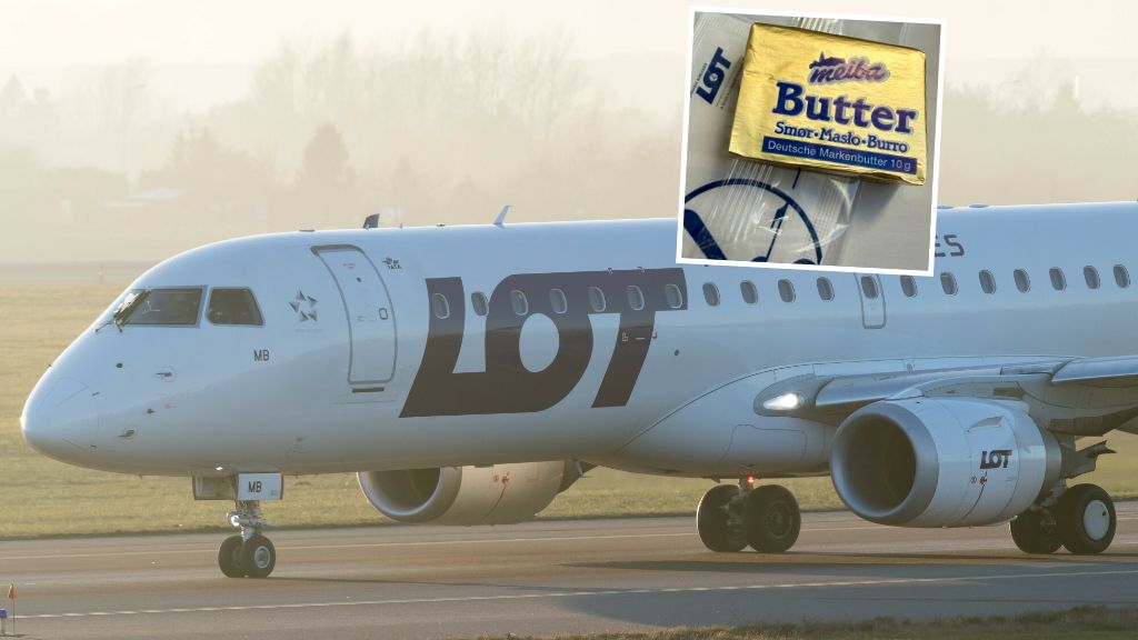 Europosłowi PiS pisze, że LOT podaje niemieckie masło
