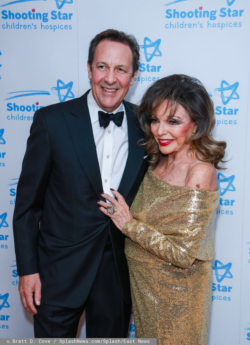 Joan Collins błyszczy na Shooting Star Ball w Londynie