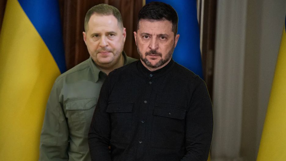 Andrij Jermak i Wołodymyr Zełenski