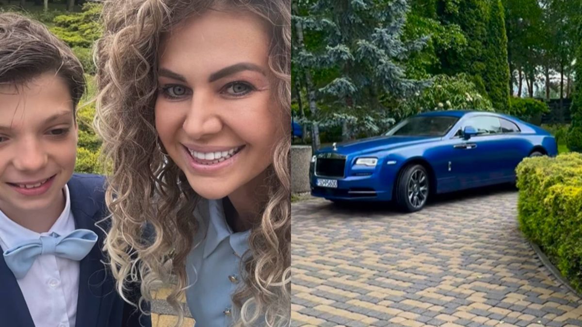 Rutkowscy na komunii kolegi Krzysztofa Juniora