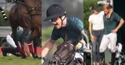 Książę Harry SPADŁ Z KONIA na pierwszym meczu polo po powrocie do Kalifornii (ZDJĘCIA)