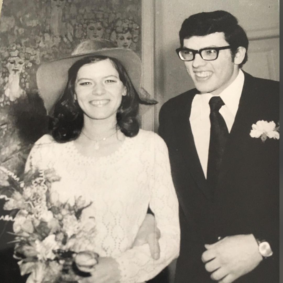 Teresa i Dariusz Rosati w dniu ślubu