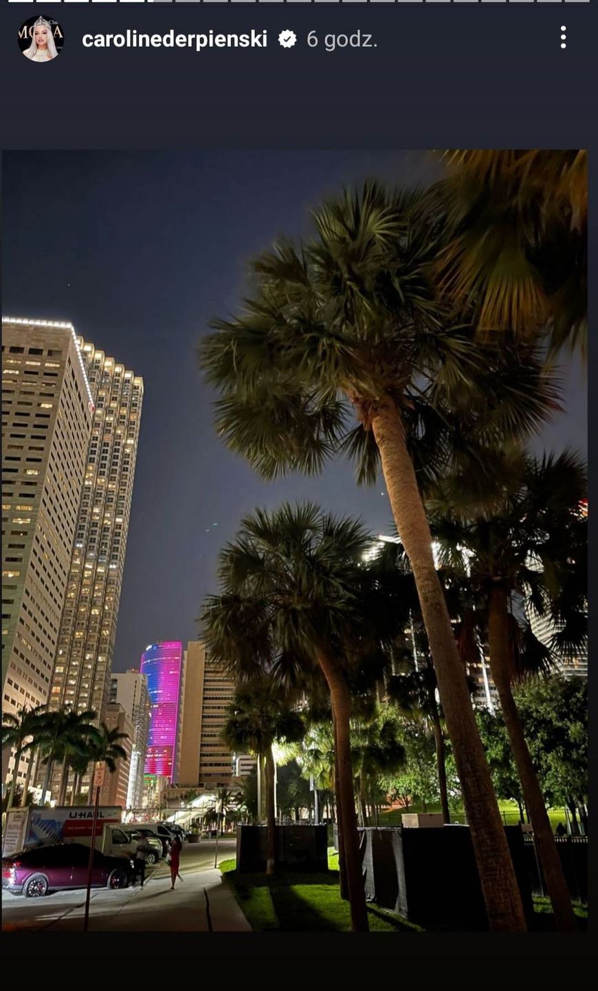 Caroline Derpieński relacjonuje życie w Miami