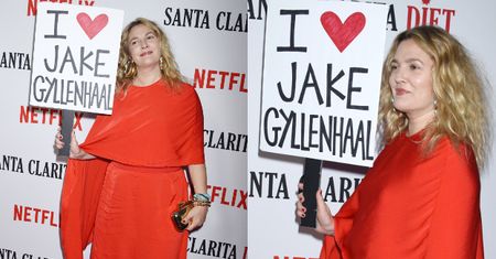 Drew Barrymore wyznaje miłość na ściance
