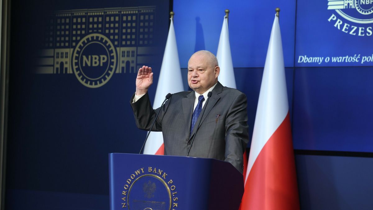 Prezes NBP Adam Glapiński