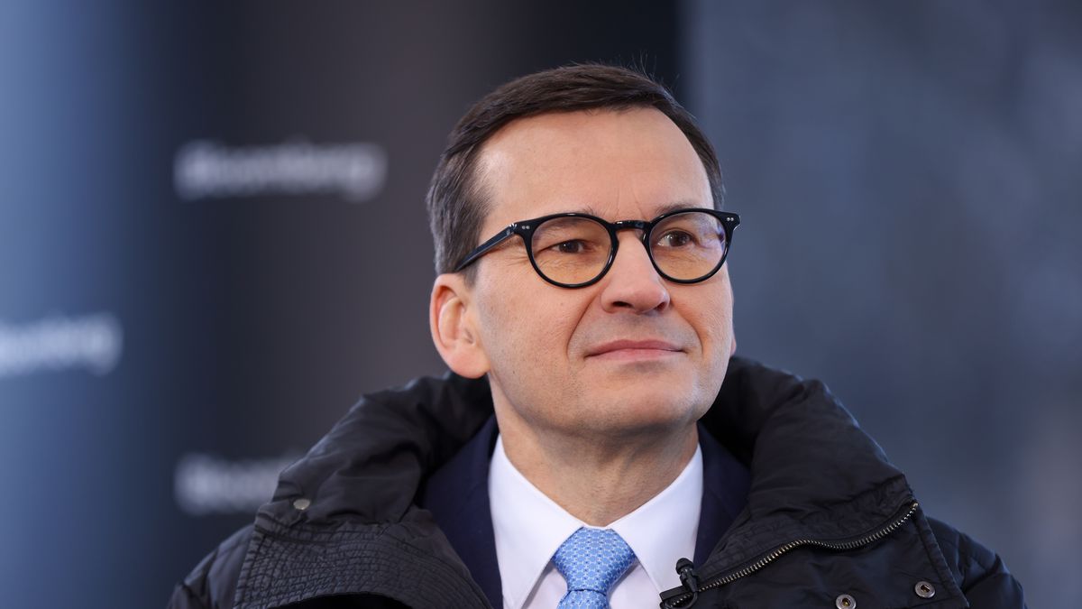 Day Two of The World Economic Forum (WEF) 2023
Mateusz Morawiecki, Poland's prime minister, during a Bloomberg Television interview on day two of the World Economic Forum (WEF) in Davos, Switzerland, on Wednesday, Jan. 18, 2023. The annual Davos gathering of political leaders, top executives and celebrities runs from January 16 to 20. Photographer: Hollie Adams/Bloomberg via Getty Images
Bloomberg
television, tv, swiss, wef, t.v., davos2023, wef2023, european, middle east and north africa, broadcaster, davos, world economic forum, government news, business news, emea, media