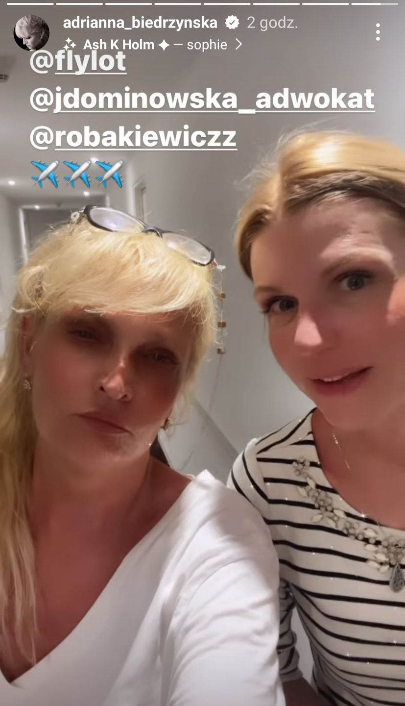 Adrianna Biedrzyńska wkurzona na LOT