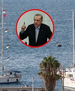 Erdogan: Potępiam piractwo wobec flotylli Sumud