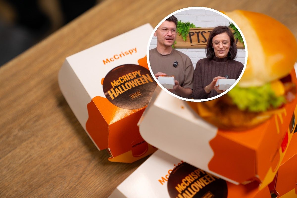 Jedliśmy nowość na Halloween z Mcdonald's. Pierwsza osoba odpadła po dwóch gryzach