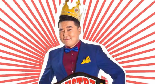 Bilguun Ariunbaatar w challengowej kampanii Burger Kinga (wideo)