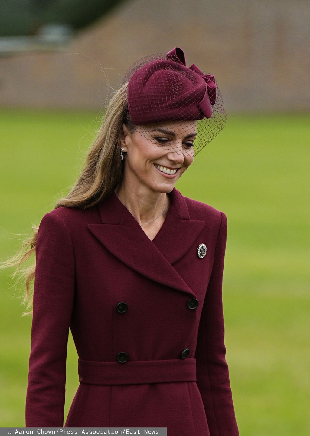 Księżna Kate cała w bordo