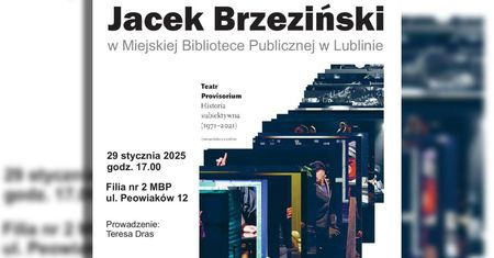 „Teatr Provisorium. Historia subiektywna”. Spotkanie autorskie z Jackiem Brzezińskim