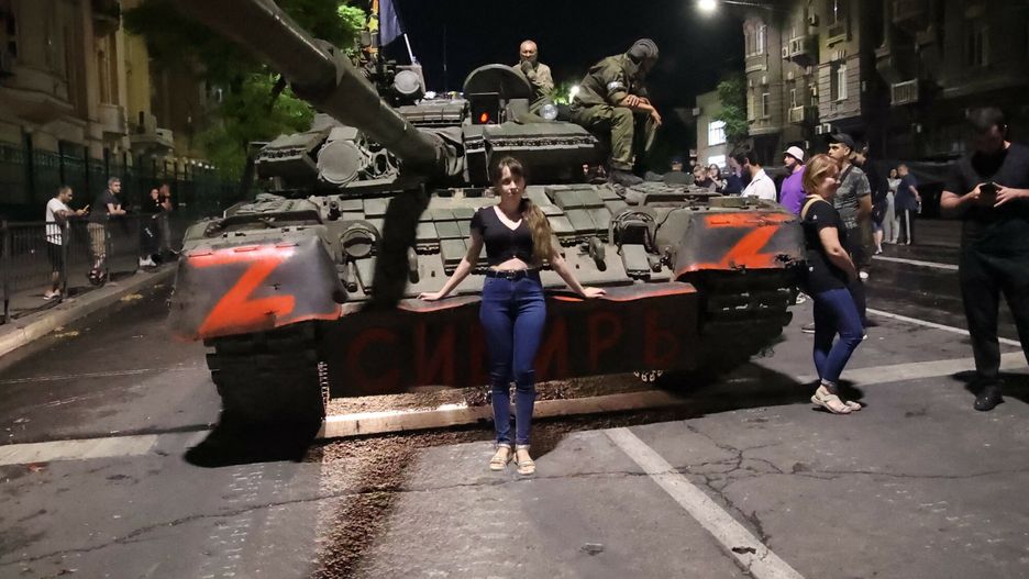 Grupa Wagnera w Rostowie nad Donem podczas krótkiego puczu Jewgienija Prigożyna
