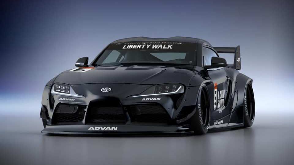 Nietuzinkowa Supra może być jeszcze ładniejsza. Liberty Walk zmodyfikował nadwozie w swoim stylu.