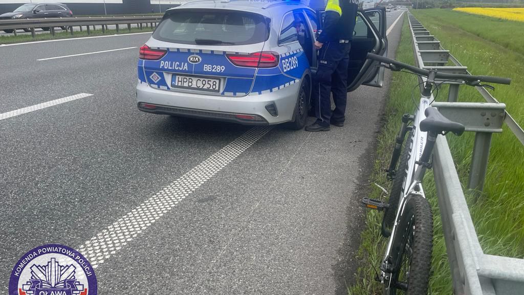 Jechał rowerem na komunię, miał 2,5 promila