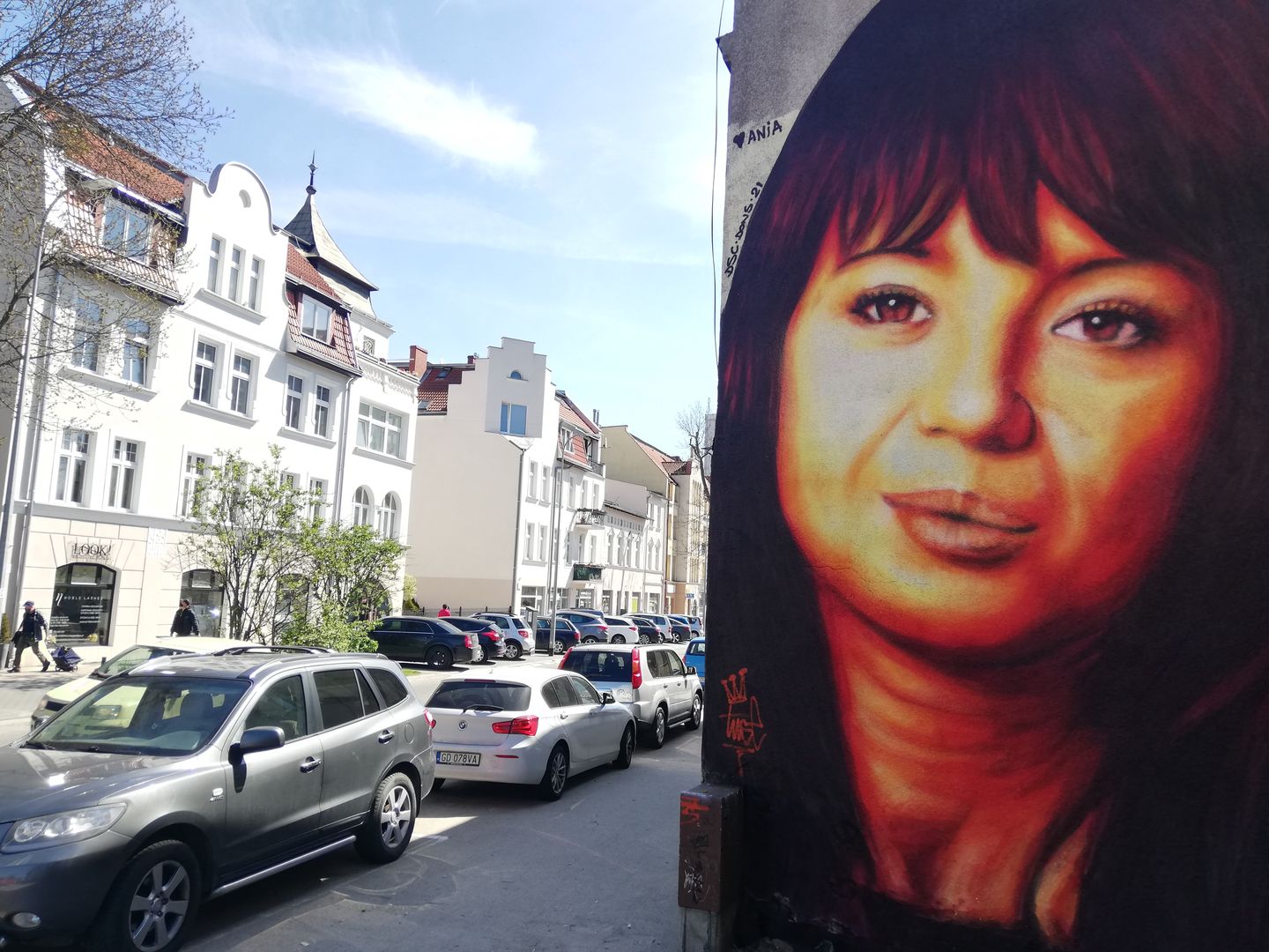 Mural Ani Przybylskiej do poprawki. Artysta: Jestem tylko człowiekiem