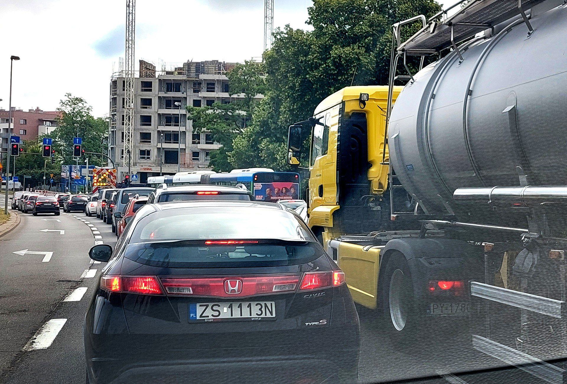 Zdjęcie ilustracyjne/Ogromne korki w Grudziądzu. Kierowcy chcą ominąć zator na autostradzie i paraliżują miasto