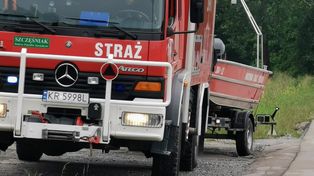 Tragiczny wypadek na MOP-ie Podłęże. Nie żyje młody mężczyzna