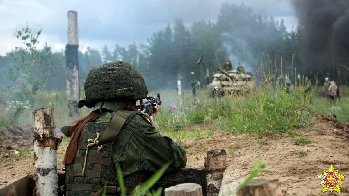 Ćwiczenia białoruskiej armii