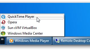 Przywróć starą funkcjonalność paska zadań w Windows 7 1