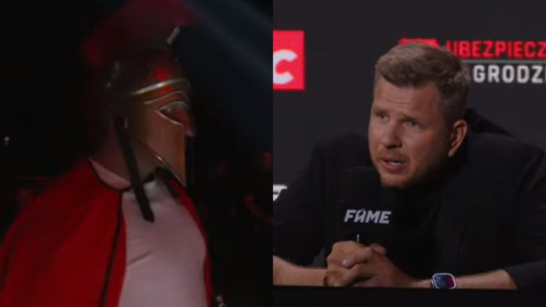 "Interakcja" Marcina Najmana i Filipa Chajzera na konferencji FAME MMA