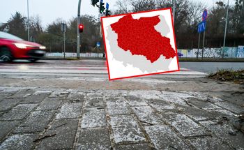 "Ogranicz podróże". Niemal cała Polska świeci na czerwono