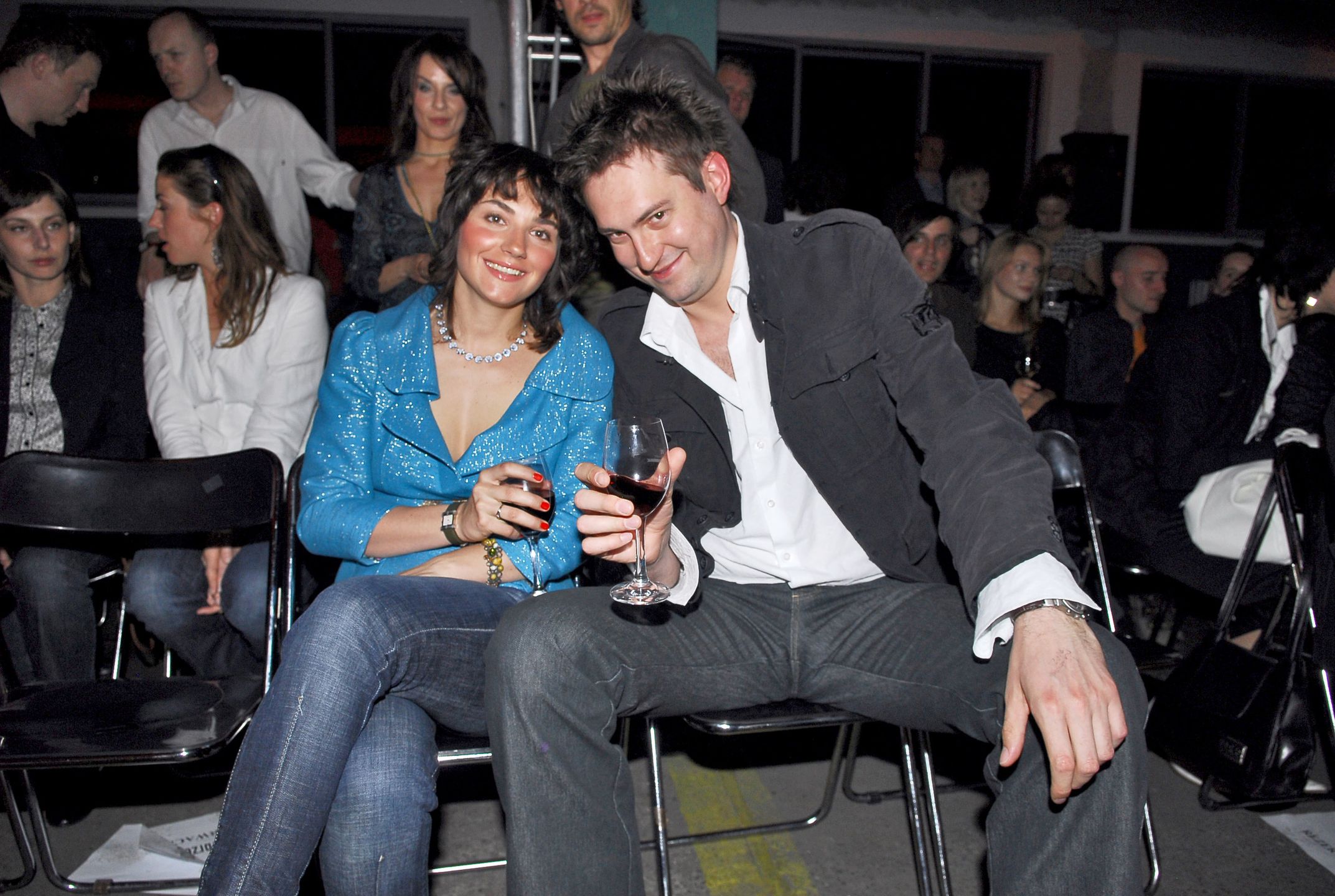 Marcin Prokop na starym zdjęciu z żoną